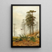 a Misty Morning near Saint Petersburg - Andrei Nikolaevich Shilder — framed artwork on a wall
