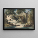 A water mill - Andrew Nicholl — framed artwork on a wall