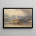 Monastère de Saint Finbarr, Gougane Barra, Co Cork, Irlande - Andrew Nicholl — framed artwork on a wall