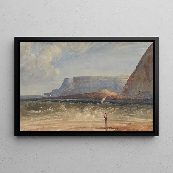 La Côte d'Antrim - Andrew Nicholl — framed artwork on a wall