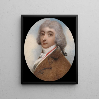Portrait of a Gentleman - Andrew Plimer — framed artwork on a wall