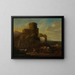Pastoral landscape with ruins - Andries Both — framed artwork on a wall