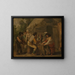 Les Joueurs de cartes - Andries Both — framed artwork on a wall