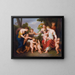A combat between putti - Andries Cornelis Lens — framed artwork on a wall