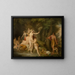 Diane et Actéon - Andries Cornelis Lens — framed artwork on a wall