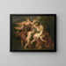 L'Éducation de l'amour - Andries Cornelis Lens — framed artwork on a wall