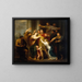 The Return of Regulus to Carthage - Andries Cornelis Lens — framed artwork on a wall
