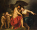 Zeus and Hera on Mount Ida - Andries Cornelis Lens — artwork view