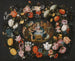 the Adoration of the Shepherds surrounded by a garland of flowers - Andries Snellinck — artwork view