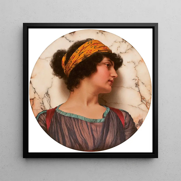 Androcle - John William Godward — framed artwork on a wall