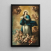 L'Assumption of the Virgin - Andrés de Rubira — framed artwork on a wall