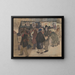Les bouquinistes de Paris - Andrus Johani — framed artwork on a wall