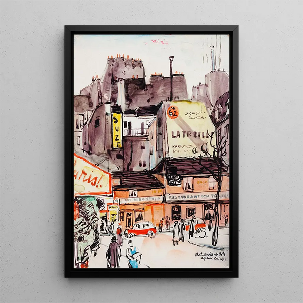 Motif de Paris - Andrus Johani — framed artwork on a wall