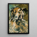Dog - Andrzej Fornelski — framed artwork on a wall