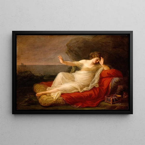 Ariane abandonnée par Thésée - Angelica Kauffman — framed artwork on a wall