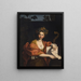 Sibyl of Cumae after Domenichino - Angelica Kauffman — framed artwork on a wall