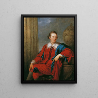 John Simpson, father of Maria Susanna Lady Ravensworth - Angelica Kauffman — framed artwork on a wall