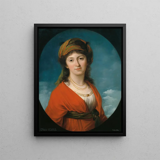 Marie-Thérèse Countess Meerfeld, née Countess Dietrichstein - Angelica Kauffman — framed artwork on a wall