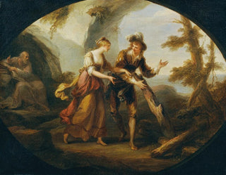 Miranda and Ferdinand - Angelica Kauffman — artwork view