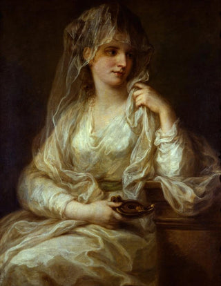 Portrait of a Lady in a Vestal - Angelica Kauffman — artwork view