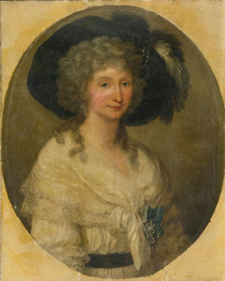 Portrait of Baroness Von Bauer - Angelica Kauffman — artwork view