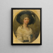 Portrait of Baroness Von Bauer - Angelica Kauffman — framed artwork on a wall