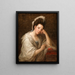 Portrait of Mrs. Helen Dorothea Daniel - Angelica Kauffman — framed artwork on a wall