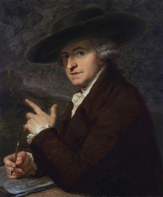 Portrait of her husband, the painter Antonio Zucchi - Angelica Kauffman — artwork view
