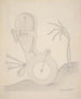 Head with signal flag and automatic horn - Angelika Hoerle — artwork view