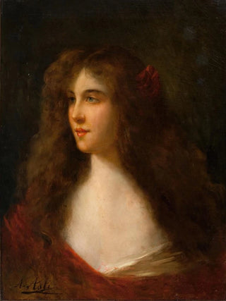 Portrait of a Girl - Angelo Asti — artwork view