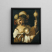 Omphale - Angelo Caroselli — framed artwork on a wall