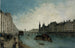 Le quai de la Mégisserie et le Pont au Change actuel 1er arrondissement - Angelo Garbizza — artwork view