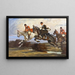 Over the hedges - Angelo Jank — framed artwork on a wall