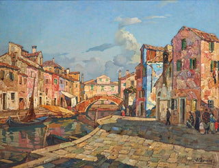 A view of Burano - Angelo Pavan — artwork view