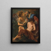 The Sacrifice of Isaac - Angelo Trevisani — framed artwork on a wall