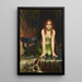 La Nixe - Angelo von Courten — framed artwork on a wall