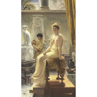 The Sculptor's Model - Angelo von Courten — artwork view