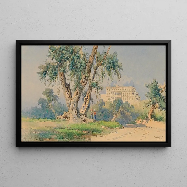 Achilleion - Angelos Giallinas — framed artwork on a wall