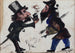Caricature of Cecioni and Ussi - Angiolo Tricca — artwork view