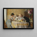L'heure du goûter - Angèle Blanche Denvil — framed artwork on a wall