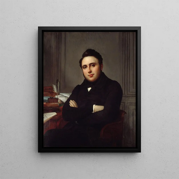 Alexandre-Auguste Ledru-Rollin 1807-1874 journalist and politician - Angélique Mongez — framed artwork on a wall