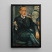 Portrait of Dr. Malte Wagner - Anita Re — framed artwork on a wall