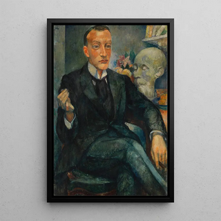 Portrait of Dr. Malte Wagner - Anita Re — framed artwork on a wall