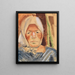Portrait of a Farmer - Anita Re — framed artwork on a wall