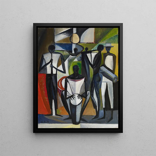 Orchestra - Anita Snellman — framed artwork on a wall