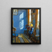 Light of the Sun in the Blue Room - Anna Archer — framed artwork on a wall