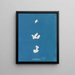 Adhérer au code - Anna Atkins — framed artwork on a wall
