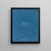Cystoseira barbata - Anna Atkins — framed artwork on a wall
