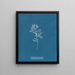 Cystoseira ericoides - Anna Atkins — framed artwork on a wall