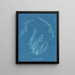 Delesseria hypoglossum - Anna Atkins — framed artwork on a wall